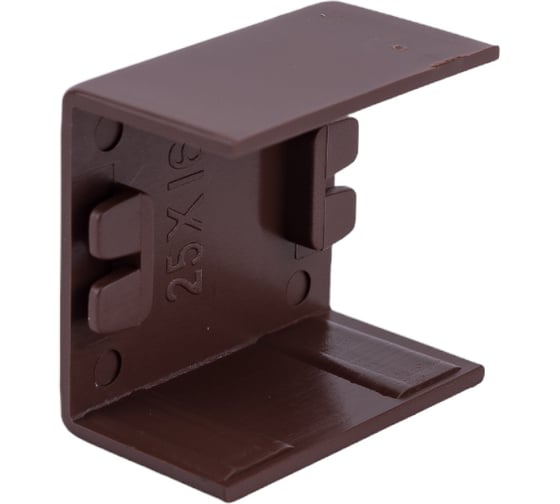 Соединитель EKF Plast PROxima, под темное дерево, 4 шт cond-25-16x4