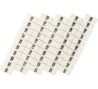 Маркеры для JXB-ST 2,5 EKF, с нумерацией 100-150 100шт PROxima zb-st-2.5-100-150