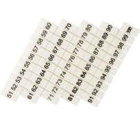 Маркеры для JXB-ST 2,5 EKF, с нумерацией 50-100, 100 шт PROxima zb-st-2.5-50-100