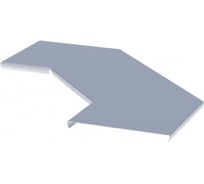 Крышка на горизонтальный угол 90 градусов для лестничного лотка EKF 200мм kglt90200