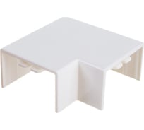 Поворот EKF 90 градусов Plast PROxima, белый, 4 шт abw-25-16x4