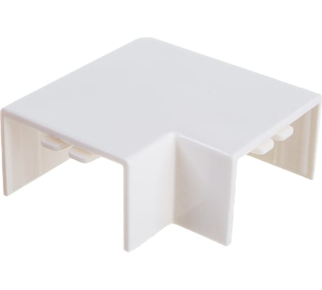 Поворот EKF 90 градусов Plast PROxima, белый, 4 шт abw-25-16x4