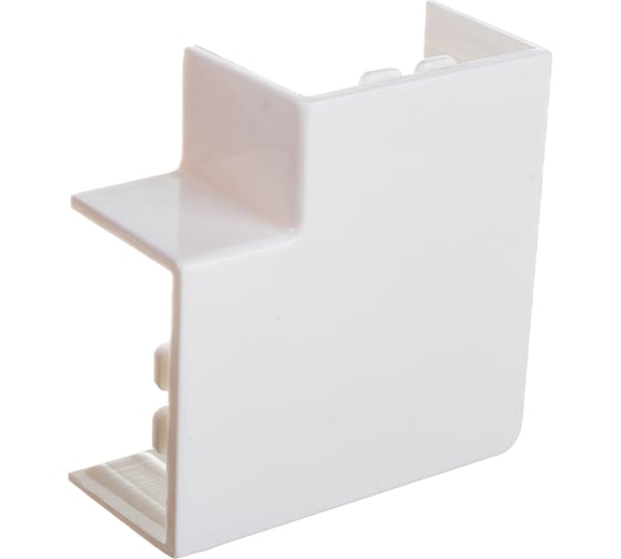 Поворот EKF 90 градусов Plast PROxima, белый, 4 шт abw-25-16x4