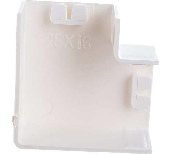 Поворот EKF 90 градусов Plast PROxima, белый, 4 шт abw-25-16x4