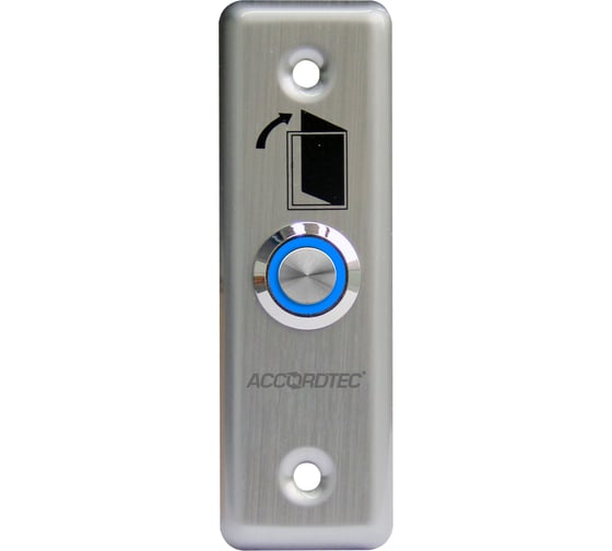 Врезная кнопка выхода ACCORDTEC НО, 86x28 мм AT-H801А 00-00095465 1