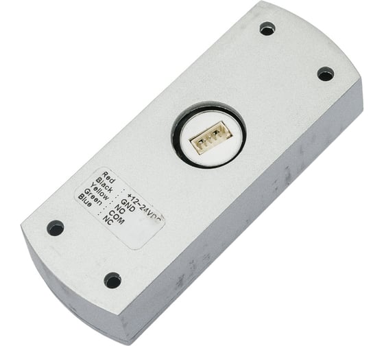 Накладная кнопка выхода c LED подсветкой ACCORDTEC контакты НО, 12В, AT-H805A LED AT-02484
