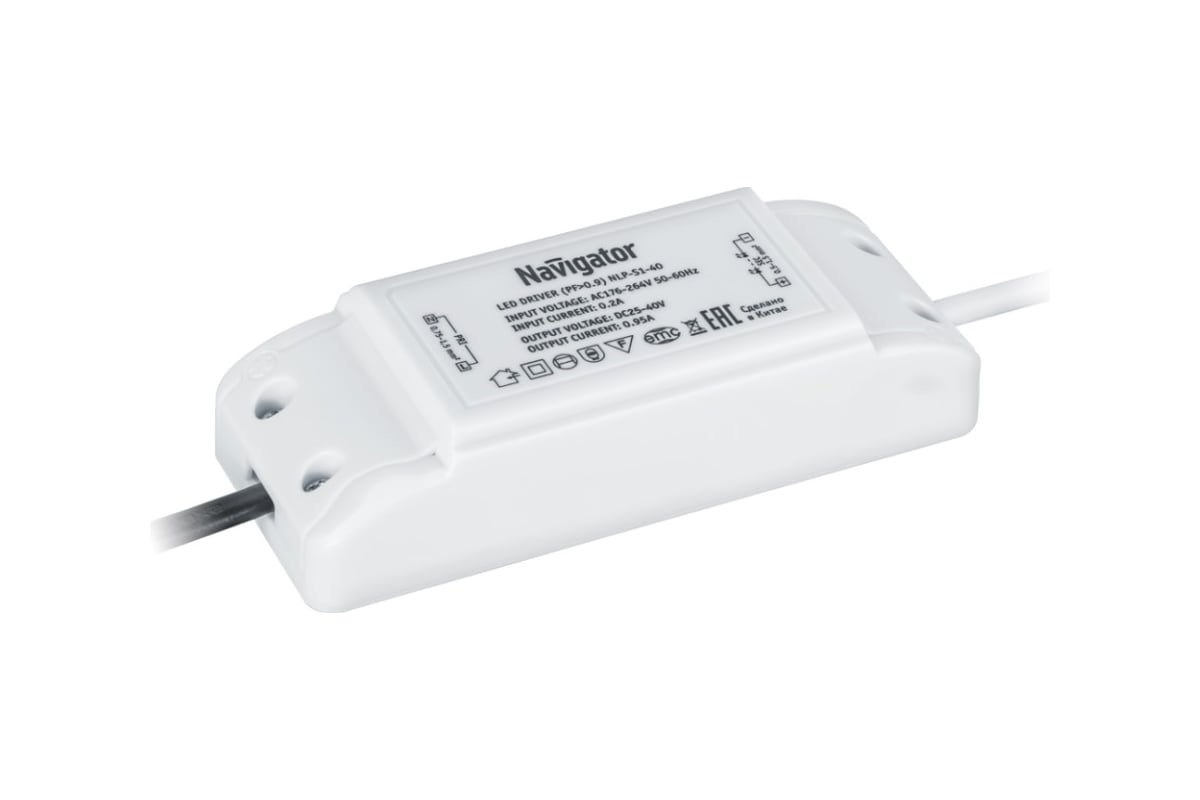 Драйвер Navigator ND-P40-1000mA-IP40 61547