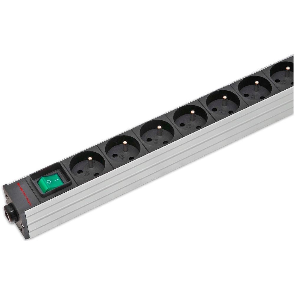 Блок евророзеток SYSMATRIX, в коммутационный шкаф 8шт 16A выключатель ...