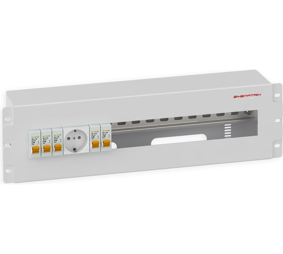 Корпус панель SYSMATRIX, с DIN рейкой 19 дюймов 3U 22 места DP 0003.700 1