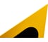 Знак W08 "Опасность поражения электрическим током" Стандарт Знак 200 мм, пластик 2 мм 00-00008876 3