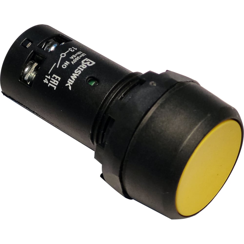 Выключатель Briswik КМЕ 1111м желтый 1но+1нз Цилиндр-моноблок IP40 ...