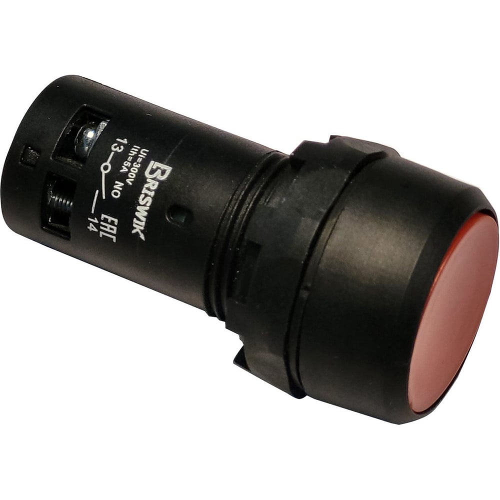 Выключатель Briswik КМЕ 1111м красный 1но+1нз Цилиндр-моноблок IP40 ...