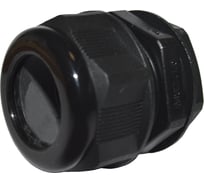 Кабель-ввод KLR KG-M32-25-BK полиамидный M32x1.5/18...25mm/Чёрный (НУ=30 шт.) 0701013b