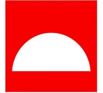 Знак наклейка F06 EKF "Место размещения нескольких средств противопожарной защиты" (200x200) ГОСТ 12.4.026-2015 PROxima an-f-06