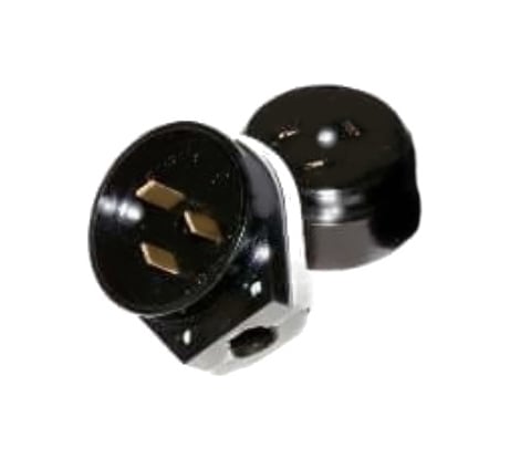 Разъем РШ-ВШ ЧПТУП ВЭТП Свет Витебск 32А 220В черный СЭ РВШ 32-001