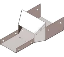 Лоток переходной замковый АО "КЗЭМИ" ЛПЗ 400x50-200x50 УТ1,5 ,оцинкованный лист, S1,5 П0000020054