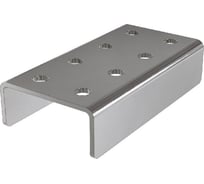 Соединитель для профиля трубы U - образный 82x41 оцинкованный Fachmann 11.686