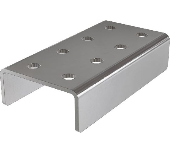 Соединитель для профиля трубы U - образный 82x41 оцинкованный Fachmann 11.686 1