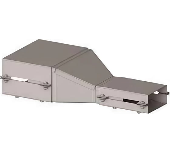 Короб переходной АО "КЗЭМИ" У1121 100x50-200x100 УТ1,5, оцинкованный лист, S1,0 П0000003134 1
