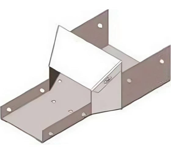 Лоток переходной замковый АО "КЗЭМИ" ЛПЗ 100x100-50x50 УТ1,5, горячее цинкование, S1,5 П0000025391 1