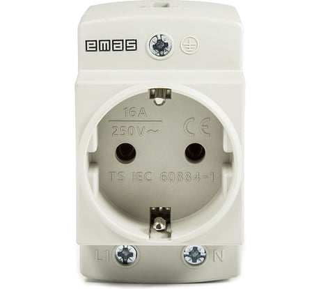 Розетка на дин-рейку Emas EPREU2G