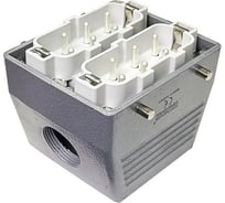 Вилка Emas боковой ввод, 12 полюсов, 35А, EBM612FU10