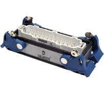 Низкая вилка Emas 4-фиксатора, для панели, 24 полюса, 16А, EBM24FM44