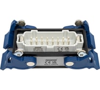 Низкая вилка Emas 16 полюсов, 16А, 400В. EBM16FM44