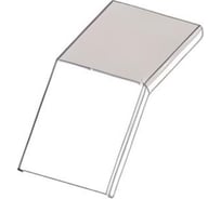 Крышка лотка АО "КЗЭМИ" КЛС 600x100-45 УТ1,5 для поворота трассы вниз на 45, оцинкованный лист S1,5 П0000004878