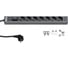 Горизонтальный блок розеток Hyperline SHT19-7SH-IF-2.5EU для 19" шкафов, с функциями контроля и защиты, 7 розеток Schuko 16A, индикатор питания, ограничитель перенапряжений 26448 2
