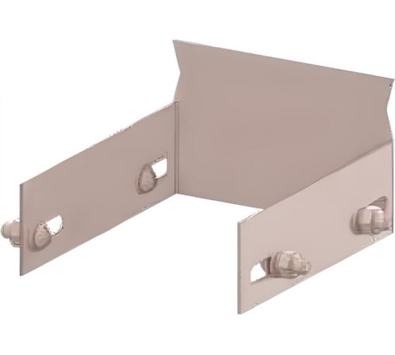 Заглушка торцевая замковая АО "КЗЭМИ" ЗТЛМЗ 400x200x1,5 УХЛ1, горячее цинкование, S 1,5 П0000028846 1