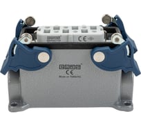 Розетка Emas 4-фиксатора, боковой ввод, 6 полюсов, 35А, 400В. EBM606PD14