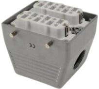 Розетка Emas боковой ввод, 12 полюсов, 35А EBM612PU10