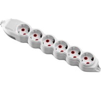 Колодка MONO ELECTRIC Orion 6 гнезд с заземлением 150-010000-610