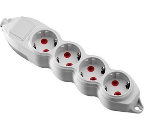 Колодка MONO ELECTRIC Orion 4 гнезда с заземлением 150-010000-410