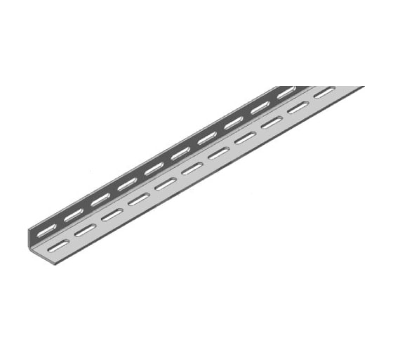 Уголок перфорированный АО "КЗЭМИ" К237x1000 УХЛ1, оцинкованный лист, S2,0 П0000026123