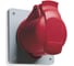 Скрытая кабельная розетка ABB 16А, 3Р+N+E, IP44, 415В, прямой фланец CEWE 2CMA193187R1000 1