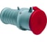 Переносная кабельная розетка ABB 63А, 3Р+E, IP44, 415В CEWE 2CMA166850R1000 1