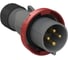 Кабельная вилка ABB 332EP6W 32А, 3P+E, IP67, 6ч 2CMA101103R1000 1