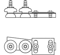 Троллеедержатель АО "КЗЭМИ" К267М У1 П0000011690