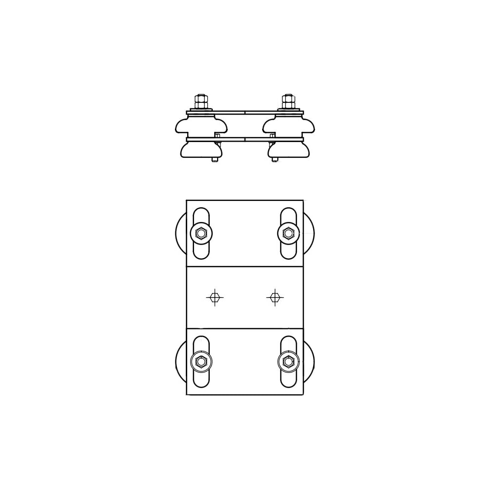 Троллеедержатель АО "КЗЭМИ" К266 У1 П0000005848 - выгодная цена, отзывы ...