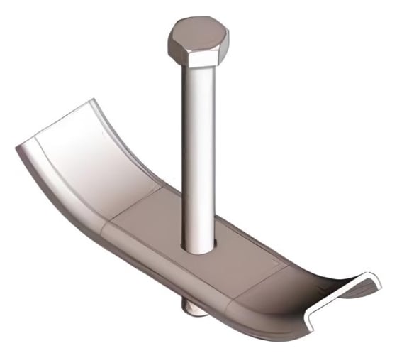 Накладка АО "КЗЭМИ" НТ-1 У1, оцинкованный лист S1,5 П0000004476 1