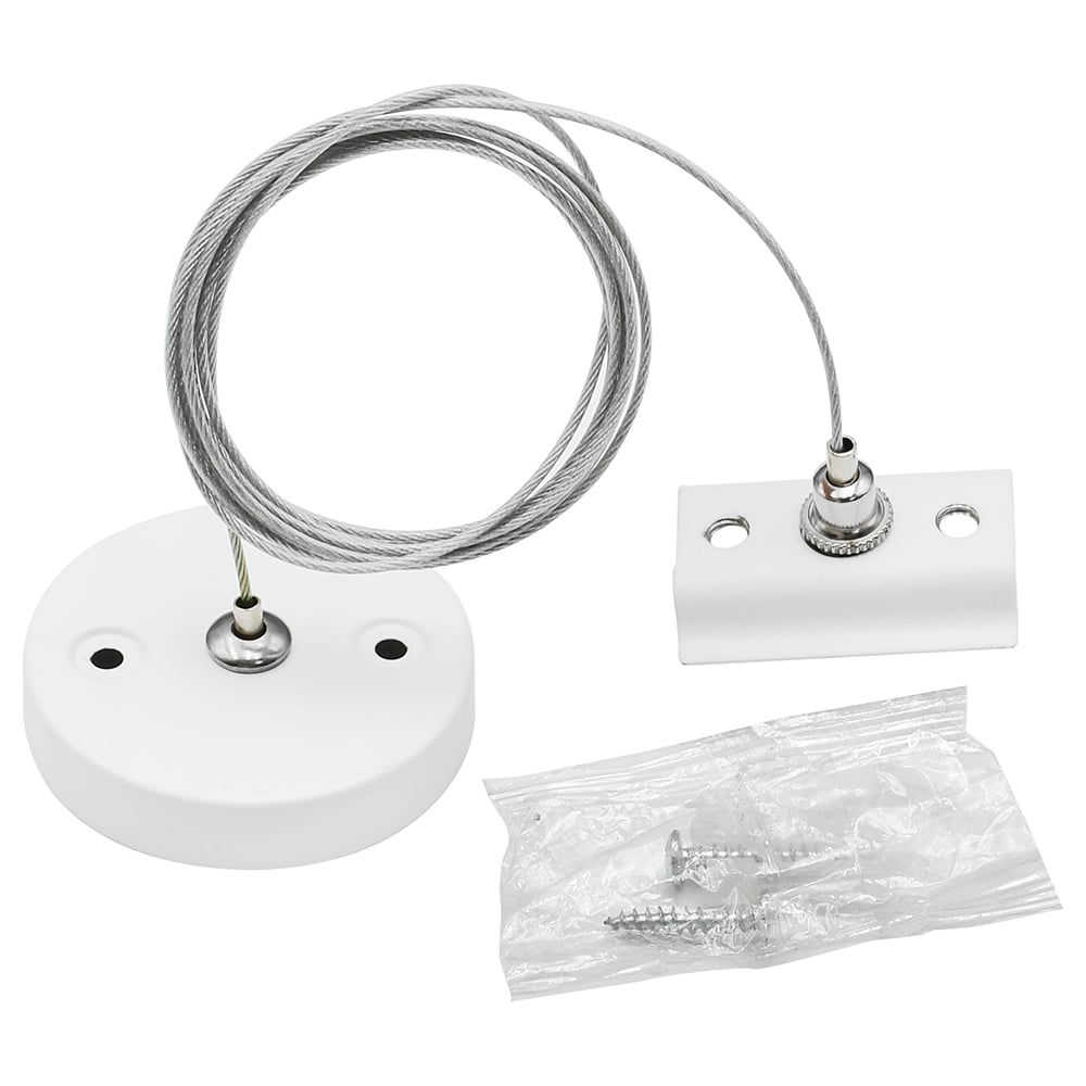 Тросовый подвес для однофазного шинопровода ESCADA, металл, белый ...