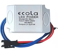 Блок питания подсветки светильника Ecola MR16 LD Power supply MR16 LDxxxx 24V, 3.0W PS1630EFB