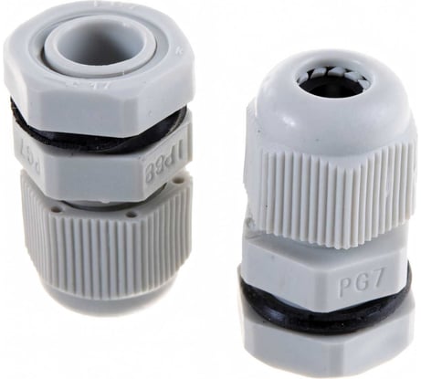 Сальник DORI PG 7 диаметр проводника 2.5-7мм, IP54, 4 штуки/блистер 2840