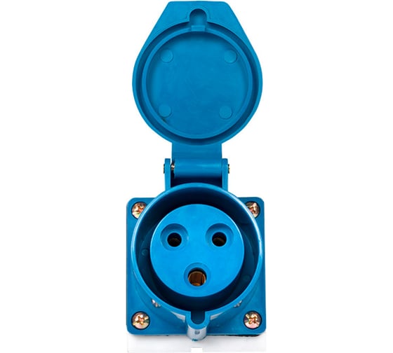 Установочные изделия ЕТР Шт.соед. 123 Розетка 2Р+РЕ 32А 220В ip44 67405 1