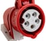 Розетка настенная Mennekes 16А 380В 3P+N+E IP44 27004 3