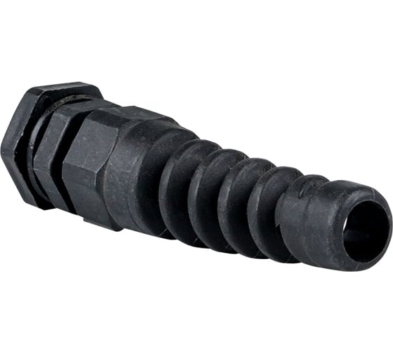 Сальник EKF PG9 IP54 с гибким отводом, d отверстия 15мм, d проводника 4-8мм EKF plc-pg-9-g
