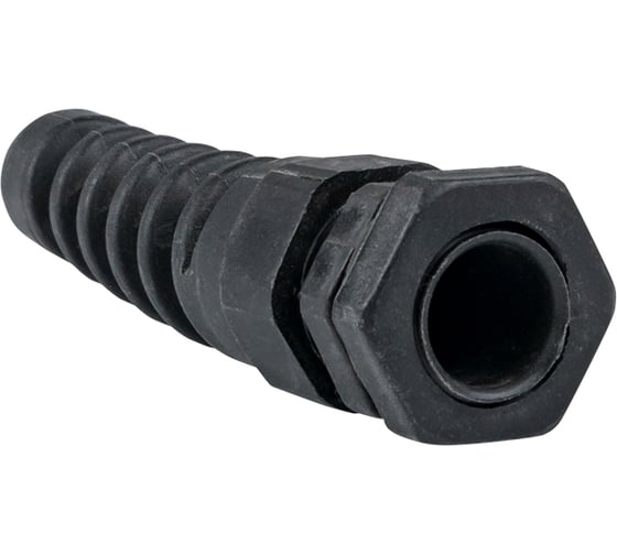 Сальник EKF PG9 IP54 с гибким отводом, d отверстия 15мм, d проводника 4-8мм EKF plc-pg-9-g