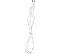 Кабель для аудио-видео техники Telecom, IEC-320-C7--розетка 220V, 2-pin, 1,8м, белый TP228-1.8-W